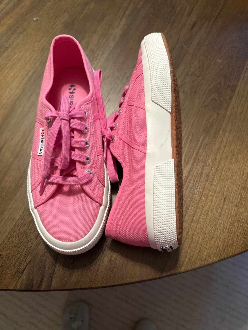 Superga Pink Cotu Sneakers Size 37.5